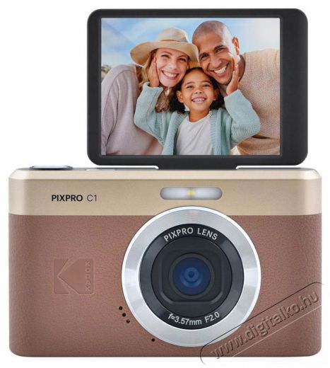 Kodak C1 Pixpro Brown Fényképezőgép / kamera - Kompakt fényképezőgép - Normál tudású kompakt - 519991