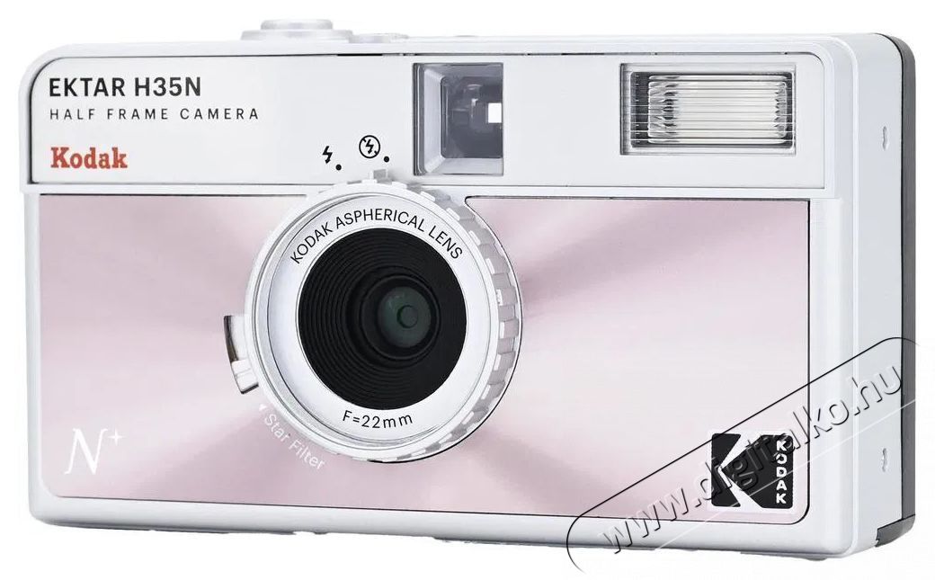 Kodak EKTAR H35N Camera Glazed Pink F&eacute;nyk&eacute;pezőg&eacute;p / kamera - Kompakt f&eacute;nyk&eacute;pezőg&eacute;p - Anal&oacute;g f&eacute;nyk&eacute;pezőg&eacute;p - 520110