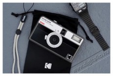 Kodak EKTAR H35N Camera Striped Black Fényképezőgép / kamera - Kompakt fényképezőgép - Analóg fényképezőgép - 520107