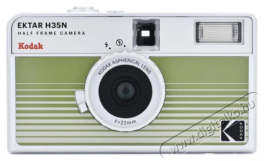 Kodak EKTAR H35N Camera Striped Green F&eacute;nyk&eacute;pezőg&eacute;p / kamera - Kompakt f&eacute;nyk&eacute;pezőg&eacute;p - Anal&oacute;g f&eacute;nyk&eacute;pezőg&eacute;p - 520108