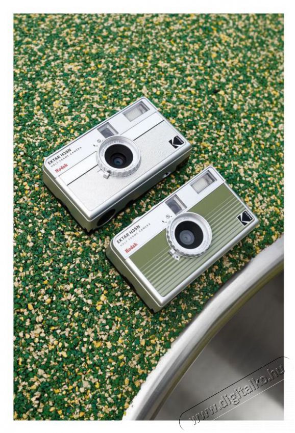 Kodak EKTAR H35N Camera Striped Green F&eacute;nyk&eacute;pezőg&eacute;p / kamera - Kompakt f&eacute;nyk&eacute;pezőg&eacute;p - Anal&oacute;g f&eacute;nyk&eacute;pezőg&eacute;p - 520108