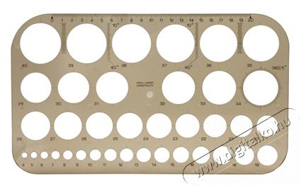 KOH-I-NOOR 749161 Z37 körsablon Iroda és számítástechnika - Egyéb számítástechnikai termék - 439644