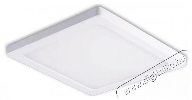 KOHL Disc Slim SQ K51701.02.SR.WH-WH.OP.ST.8.30.PU IP43 Push dimm fehér mennyezeti négyzetes LED lámpatest Háztartás / Otthon / Kültér - Világítás / elektromosság - Fali / mennyezeti lámpa - 404429