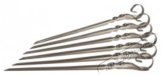 KOLIMAX Rozsdamentes acél grillnyárs készlet 30 cm, 6 db Konyhai termékek - Konyhai eszköz - Egyéb konyhai eszköz - 522241