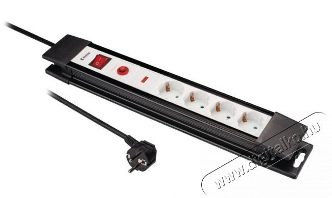 K&ouml;nig KNES430SPF1PRO t&uacute;lfesz&uuml;lts&eacute;gv&eacute;dő eloszt&oacute; 4 aljzat - 3m H&aacute;ztart&aacute;s / Otthon / K&uuml;lt&eacute;r - Vil&aacute;g&iacute;t&aacute;s / elektromoss&aacute;g - H&aacute;l&oacute;zati eloszt&oacute; / hosszabb&iacute;t&oacute; / adapter - 340745