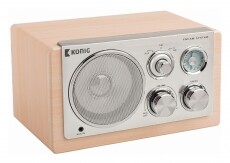 König HAV-TR1300 Retro asztali rádió Audio-Video / Hifi / Multimédia - Rádió / órás rádió - Asztali rádió - 340741