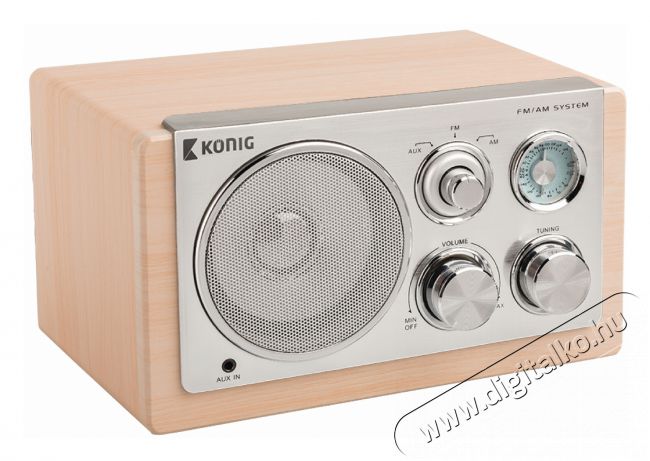 König HAV-TR1300 Retro asztali rádió Audio-Video / Hifi / Multimédia - Rádió / órás rádió - Asztali rádió - 340741