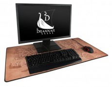 KONIX - DRAKKAR PC Arnafelds XXL Gaming Egérpad 900x460mm, Mintás Iroda és számítástechnika - Egér - Egérpad - 479375