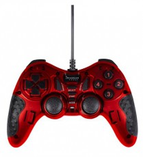 KONIX - DRAKKAR PC Blood Axe Evo Vezetékes kontroller, Piros Iroda és számítástechnika - Játék konzol - Kontroller - 483780