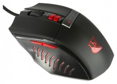 KONIX - DRAKKAR PC Runemaster Evo Egér Vezetékes Gaming 2500DPI, Fekete-Piros Iroda és számítástechnika - Egér - Vezetékes egér - 483681