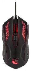 KONIX - DRAKKAR PC Shaman Egér Vezetékes Gaming 2000DPI, Fekete-Piros Iroda és számítástechnika - Egér - Vezetékes egér - 483680