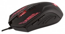 KONIX - DRAKKAR PC Shaman Egér Vezetékes Gaming 2000DPI, Fekete-Piros Iroda és számítástechnika - Egér - Vezetékes egér - 483680