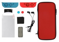 KONIX - MYTHICS Nintendo Switch Kezdő csomag (Füllhallgató + Táska + Üvegfólia + Tisztitó készlet + Töltő kábel) Mobil / Kommunikáció / Smart - Tablet / E-book kiegészítő, tok - Kiegészítő csomag - 482185