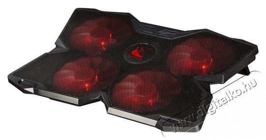 KONIX - DRAKKAR Stormur NB Hűtőpad + állvány, Fekete (max 17.3) Iroda és számítástechnika - Notebook kiegészítő - USB ventilátor - 492527