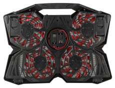 KONIX - DRAKKAR Stormur NB Hűtőpad + állvány, Fekete (max 17.3) Iroda és számítástechnika - Notebook kiegészítő - USB ventilátor - 492527