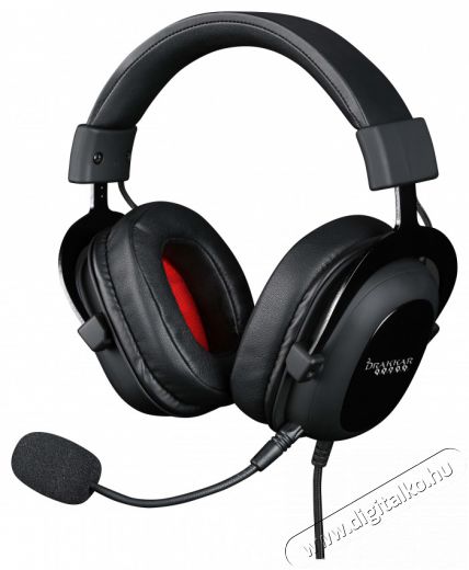 KONIX - DRAKKAR PC Bodhran 7.1 Fejhallgató Vezetékes Gaming Stereo Mikrofon, Fekete Audio-Video / Hifi / Multimédia - Fül és Fejhallgatók - Fejhallgató mikrofonnal / headset - 501169