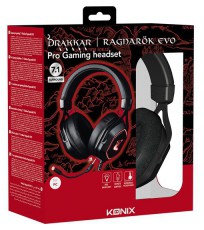 KONIX - DRAKKAR PC Ragnarök Evo Pro 7.1 Fejhallgató Vezetékes Gaming Stereo Mikrofon, Fekete Audio-Video / Hifi / Multimédia - Fül és Fejhallgatók - Fejhallgató mikrofonnal / headset - 501177