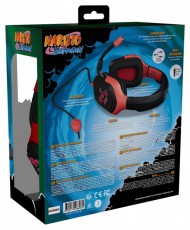 KONIX - NARUTO Akatsuki 2.0 Fejhallgató Vezetékes Gaming Stereo Mikrofon, Fekete-Piros Audio-Video / Hifi / Multimédia - Fül és Fejhallgatók - Fejhallgató mikrofonnal / headset - 501167