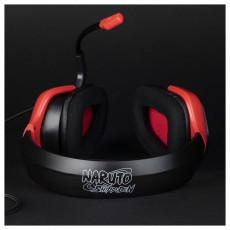 KONIX - NARUTO Akatsuki 2.0 Fejhallgató Vezetékes Gaming Stereo Mikrofon, Fekete-Piros Audio-Video / Hifi / Multimédia - Fül és Fejhallgatók - Fejhallgató mikrofonnal / headset - 501167