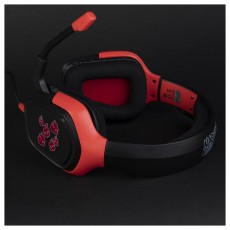 KONIX - NARUTO Akatsuki 2.0 Fejhallgató Vezetékes Gaming Stereo Mikrofon, Fekete-Piros Audio-Video / Hifi / Multimédia - Fül és Fejhallgatók - Fejhallgató mikrofonnal / headset - 501167