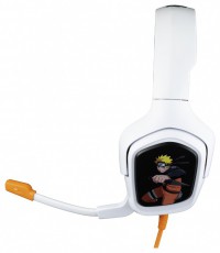 KONIX - NARUTO Naruto 2.0 Fejhallgató Vezetékes Gaming Stereo Mikrofon, Fehér-Mintás Audio-Video / Hifi / Multimédia - Fül és Fejhallgatók - Fejhallgató mikrofonnal / headset - 501168