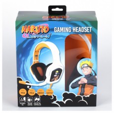 KONIX - NARUTO Naruto 2.0 Fejhallgató Vezetékes Gaming Stereo Mikrofon, Fehér-Mintás Audio-Video / Hifi / Multimédia - Fül és Fejhallgatók - Fejhallgató mikrofonnal / headset - 501168