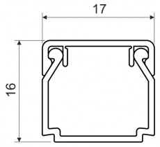 Kopos LH 17X17 P2 2m 17x17 mm öntapadós minicsatorna Háztartás / Otthon / Kültér - Világítás / elektromosság - Hálózati elosztó / hosszabbító / adapter - 395646