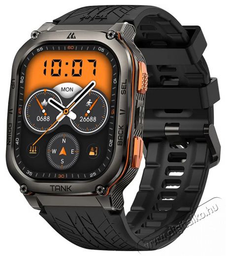 KOSPET TANK M3 Ultra Black Mobil / Kommunikáció / Smart - Okos eszköz - Okosóra - 522252