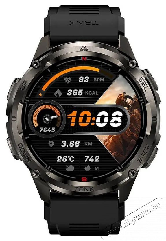 KOSPET TANK T3 Ultra 2 Black Mobil / Kommunik&aacute;ci&oacute; / Smart - Okos eszk&ouml;z - Okos&oacute;ra - 522244