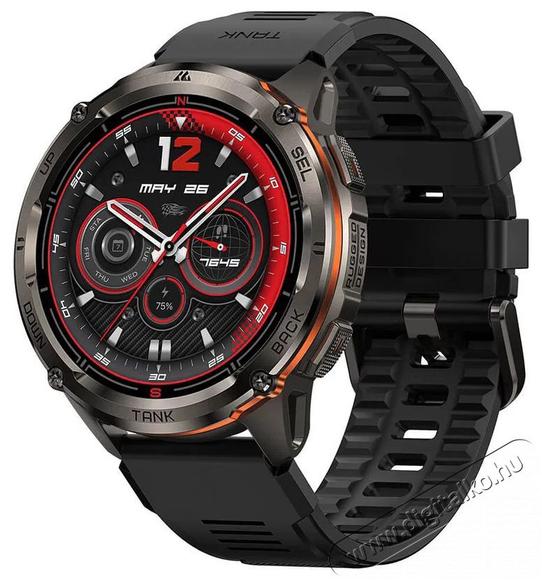 KOSPET TANK T3 Ultra 2 Black Mobil / Kommunik&aacute;ci&oacute; / Smart - Okos eszk&ouml;z - Okos&oacute;ra - 522244