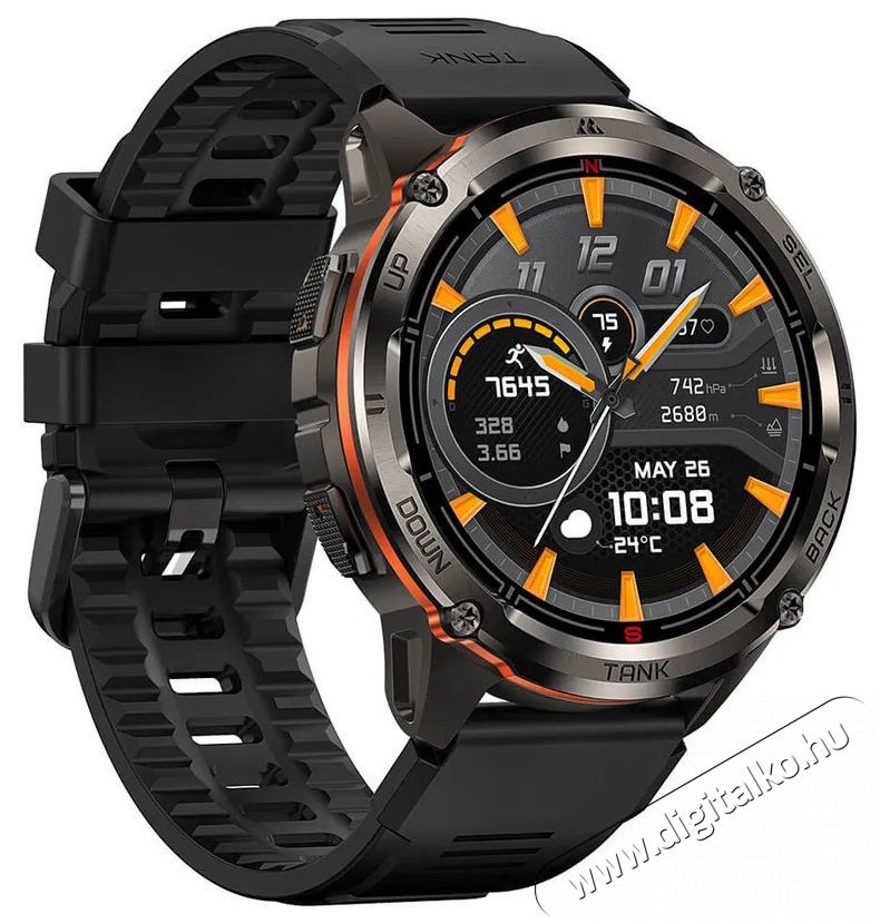 KOSPET TANK T3 Ultra 2 Black Mobil / Kommunik&aacute;ci&oacute; / Smart - Okos eszk&ouml;z - Okos&oacute;ra - 522244