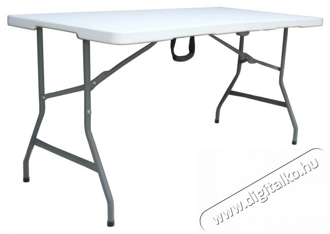 Kring Banquette &Ouml;sszecsukhat&oacute; asztal, F&eacute;m/Műanyag, 180x75x72cm, Feh&eacute;r H&aacute;ztart&aacute;s / Otthon / K&uuml;lt&eacute;r - K&uuml;lt&eacute;r / kerti term&eacute;k / grill - Kerti b&uacute;tor - 537040