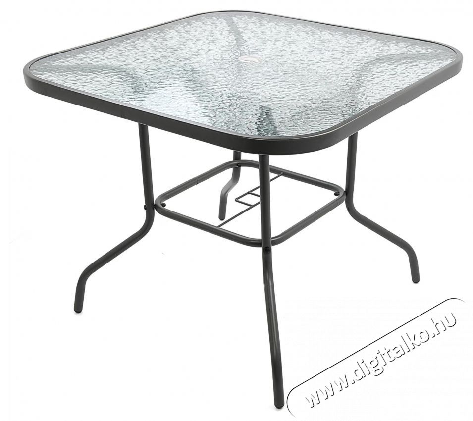 Kring Bruxelles Asztal, Sz&ouml;gletes, 90x90x71cm, Sz&uuml;rke H&aacute;ztart&aacute;s / Otthon / K&uuml;lt&eacute;r - K&uuml;lt&eacute;r / kerti term&eacute;k / grill - Kerti b&uacute;tor - 537033