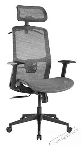 Kring Otto ergonomikus irodai sz&eacute;k, &aacute;ll&iacute;that&oacute; fejt&aacute;mla, 2D kart&aacute;masz, sz&uuml;rke Iroda &eacute;s sz&aacute;m&iacute;t&aacute;stechnika - Egy&eacute;b sz&aacute;m&iacute;t&aacute;stechnikai term&eacute;k - 537022