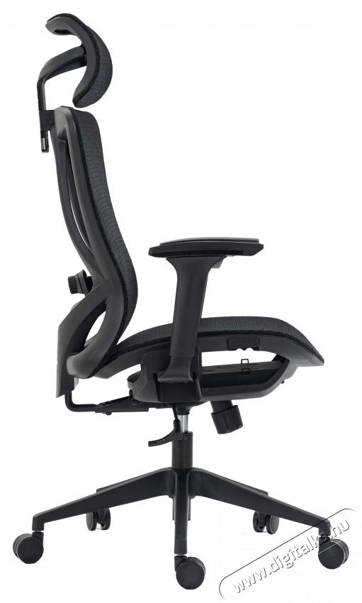 Kring Yoko ergonomikus irodai sz&eacute;k, t&ouml;bbsz&ouml;r&ouml;sen &aacute;ll&iacute;that&oacute;, h&aacute;l&oacute;s, fekete Iroda &eacute;s sz&aacute;m&iacute;t&aacute;stechnika - Egy&eacute;b sz&aacute;m&iacute;t&aacute;stechnikai term&eacute;k - 537030