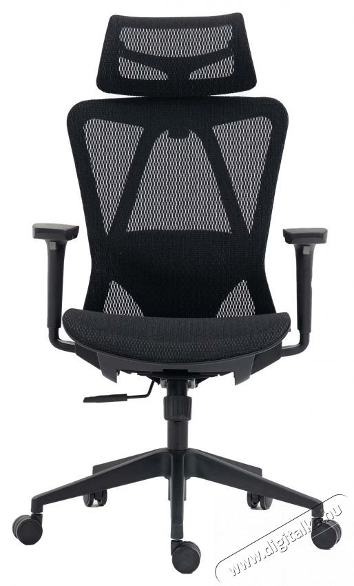 Kring Yoko ergonomikus irodai sz&eacute;k, t&ouml;bbsz&ouml;r&ouml;sen &aacute;ll&iacute;that&oacute;, h&aacute;l&oacute;s, fekete Iroda &eacute;s sz&aacute;m&iacute;t&aacute;stechnika - Egy&eacute;b sz&aacute;m&iacute;t&aacute;stechnikai term&eacute;k - 537030
