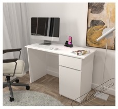 KringX Origo &iacute;r&oacute;asztal, 120x50x77 cm, 1 fi&oacute;kkal/1 ajt&oacute;val, Feh&eacute;r Iroda &eacute;s sz&aacute;m&iacute;t&aacute;stechnika - Egy&eacute;b sz&aacute;m&iacute;t&aacute;stechnikai term&eacute;k - 537072