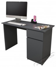 KringX Origo &iacute;r&oacute;asztal, 120x50x77 cm, 1 fi&oacute;kkal/1 ajt&oacute;val, grafit sz&iacute;nű Iroda &eacute;s sz&aacute;m&iacute;t&aacute;stechnika - Egy&eacute;b sz&aacute;m&iacute;t&aacute;stechnikai term&eacute;k - 537073