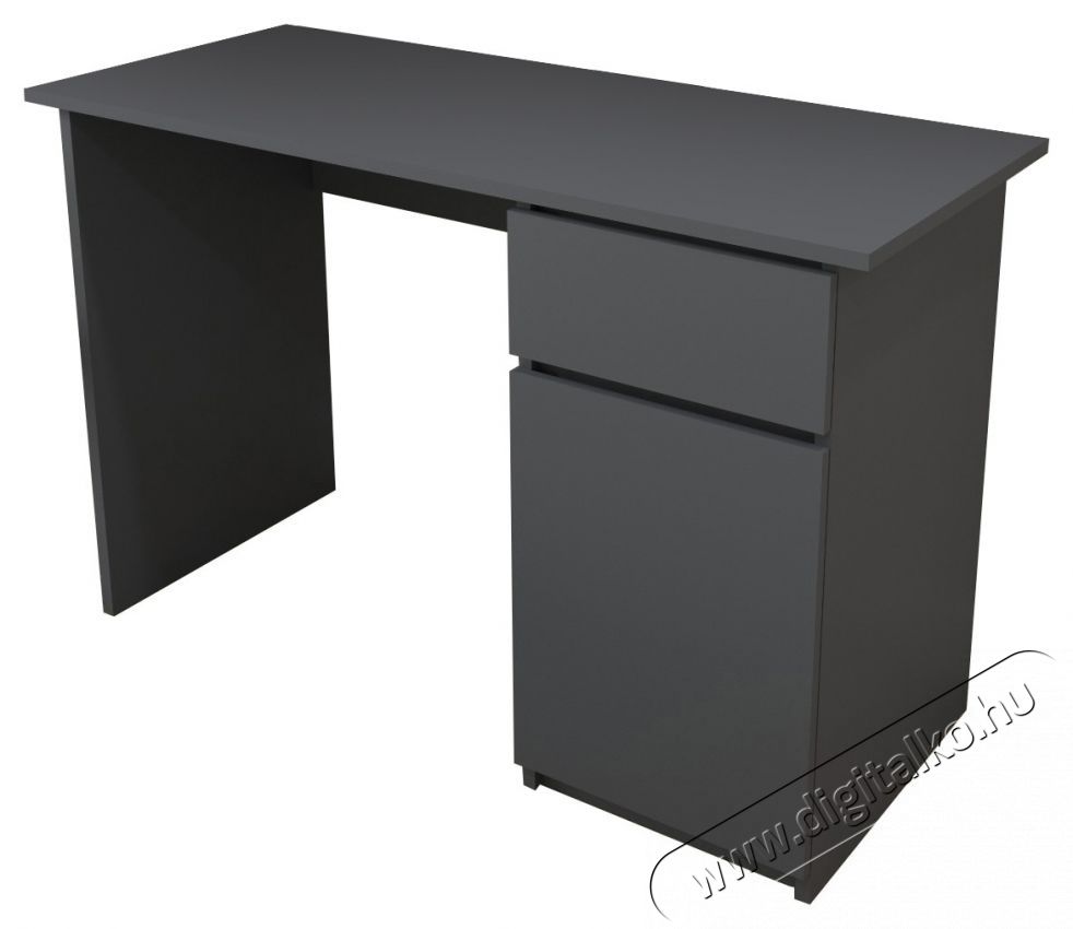 KringX Origo &iacute;r&oacute;asztal, 120x50x77 cm, 1 fi&oacute;kkal/1 ajt&oacute;val, grafit sz&iacute;nű Iroda &eacute;s sz&aacute;m&iacute;t&aacute;stechnika - Egy&eacute;b sz&aacute;m&iacute;t&aacute;stechnikai term&eacute;k - 537073