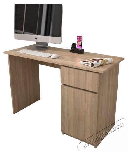 KringX Origo &iacute;r&oacute;asztal, 120x50x77 cm, 1 fi&oacute;kkal/1 ajt&oacute;val, Sonoma Iroda &eacute;s sz&aacute;m&iacute;t&aacute;stechnika - Egy&eacute;b sz&aacute;m&iacute;t&aacute;stechnikai term&eacute;k - 537074
