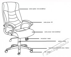 Kring Bokai Ergonomikus irodai sz&eacute;k, Műbőr, Fekete H&aacute;ztart&aacute;s / Otthon / K&uuml;lt&eacute;r - Egy&eacute;b h&aacute;ztart&aacute;si term&eacute;k - 536978