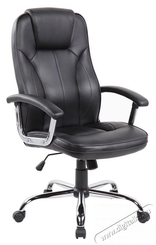 Kring Coltrane Ergonomikus irodai forg&oacute;sz&eacute;k, PU, Fekete Iroda &eacute;s sz&aacute;m&iacute;t&aacute;stechnika - Egy&eacute;b sz&aacute;m&iacute;t&aacute;stechnikai term&eacute;k - 537014