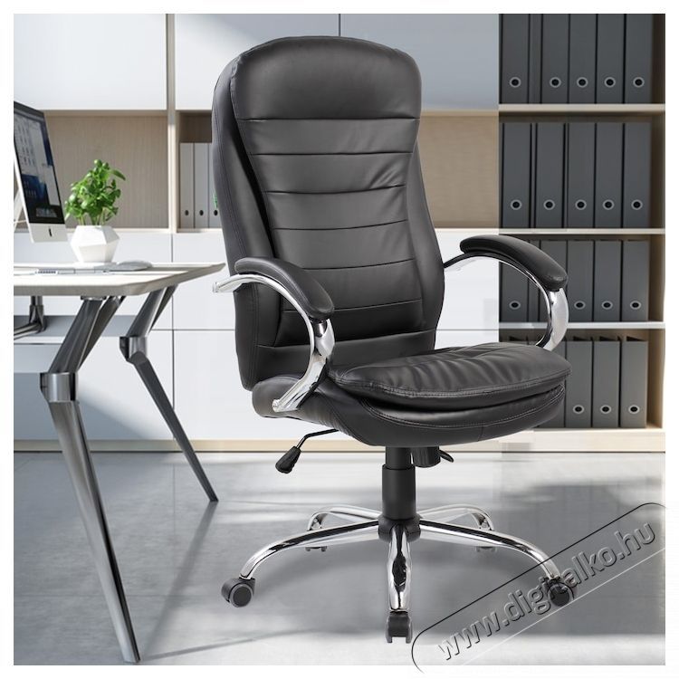 Kring Dallas Ergonomikus irodai sz&eacute;k, PU, Fekete H&aacute;ztart&aacute;s / Otthon / K&uuml;lt&eacute;r - Egy&eacute;b h&aacute;ztart&aacute;si term&eacute;k - 536985