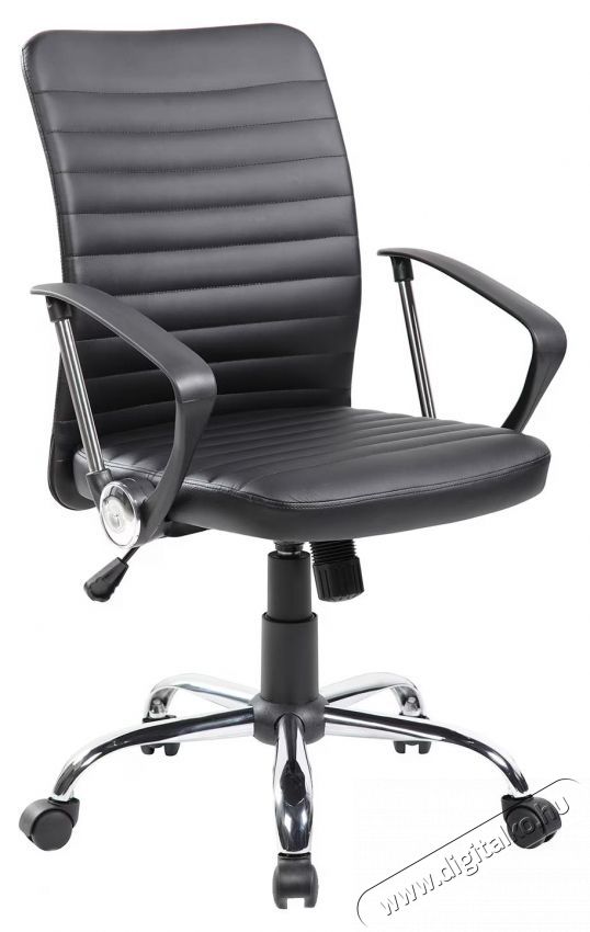 Kring Eron Ergonomikus irodai sz&eacute;k, PU, Fekete Iroda &eacute;s sz&aacute;m&iacute;t&aacute;stechnika - Egy&eacute;b sz&aacute;m&iacute;t&aacute;stechnikai term&eacute;k - 537007