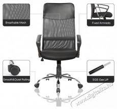 Kring Fit Ergonomikus irodai sz&eacute;k, H&aacute;l&oacute;s, Fekete H&aacute;ztart&aacute;s / Otthon / K&uuml;lt&eacute;r - Egy&eacute;b h&aacute;ztart&aacute;si term&eacute;k - 536975