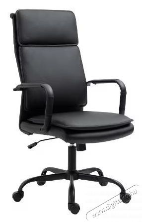 Kring irodai sz&eacute;k, PU, forg&oacute;, &aacute;ll&iacute;that&oacute; magass&aacute;g&uacute;, d&ouml;nthető, fekete Iroda &eacute;s sz&aacute;m&iacute;t&aacute;stechnika - Egy&eacute;b sz&aacute;m&iacute;t&aacute;stechnikai term&eacute;k - 537006