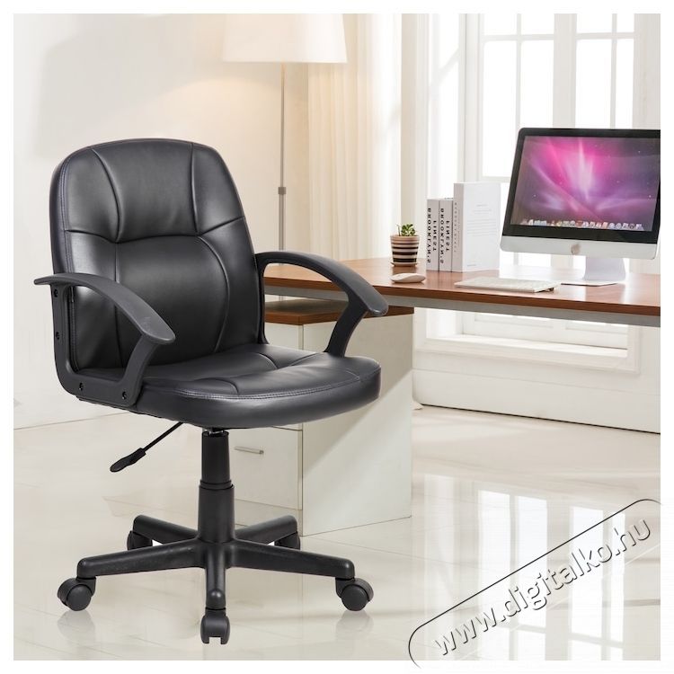 Kring Minsk Ergonomikus irodai sz&eacute;k, PU, Fekete H&aacute;ztart&aacute;s / Otthon / K&uuml;lt&eacute;r - Egy&eacute;b h&aacute;ztart&aacute;si term&eacute;k - 536982