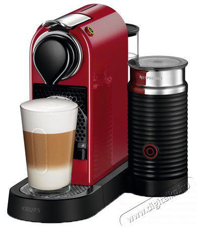 Krups XN7615SET Citiz & Milk Nespresso kávéfőző - piros Konyhai termékek - Kávéfőző / kávéörlő / kiegészítő - Kapszulás / podos kávéfőző - 352864