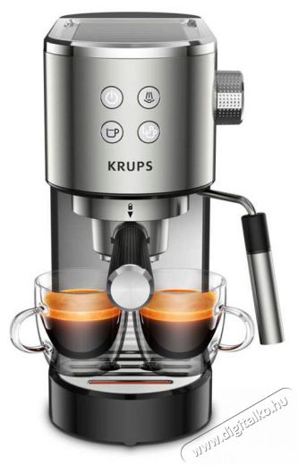 Krups XP442C11 Virtuoso Silver kávéfőző Konyhai termékek - Kávéfőző / kávéörlő / kiegészítő - Presszó kávéfőző - 374190