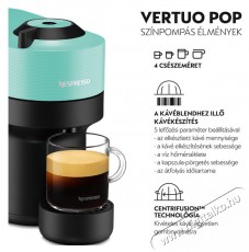 Krups Vertuo Pop Nespresso XN920410 kapszulás kávéfőző, mentazöld Konyhai termékek - Kávéfőző / kávéörlő / kiegészítő - Kapszulás / podos kávéfőző - 400056